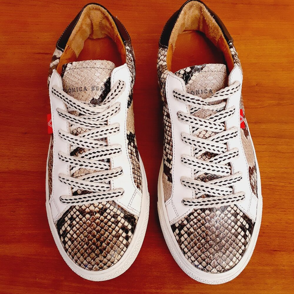 Veronica Beard Python Print Sneakers - image 2